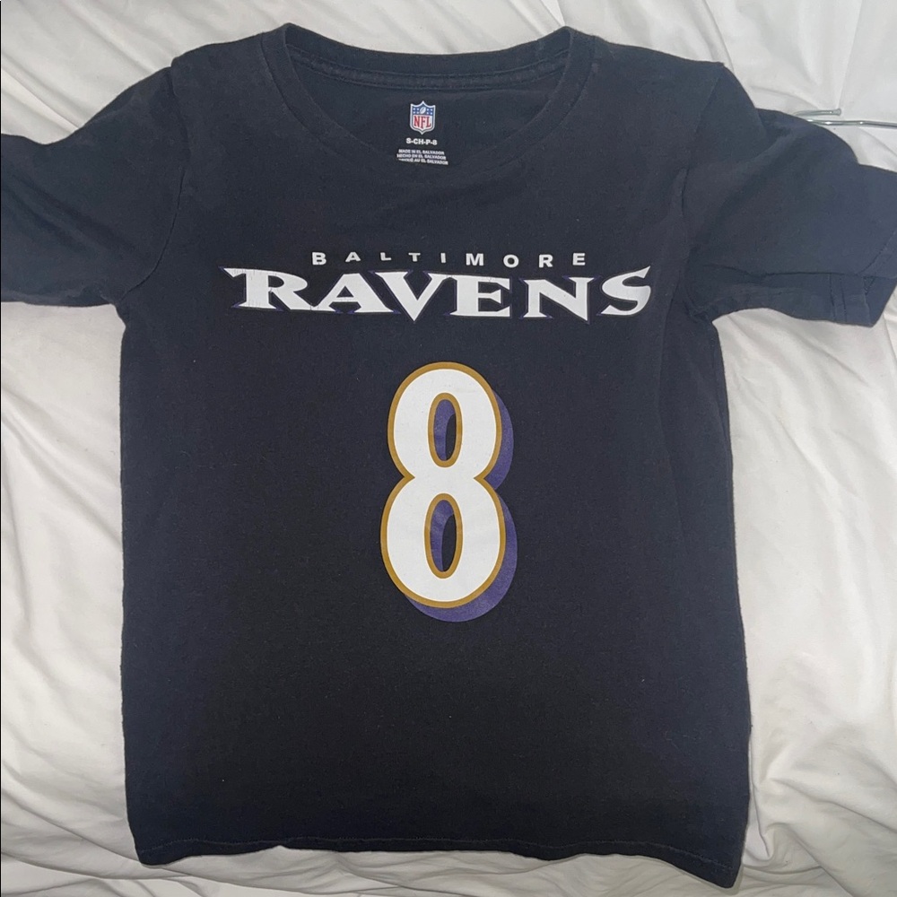NFL Baltimore Ravens Kids Black Jersey